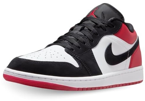 Nike Schuhe Air Jordan 1 Low Se Code IB8971-106 Weiß, Weiß Schwarz Rot, 44 EU