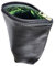Contenedor para Yerba Mate de Cuero Negro, Accessory for Yerba Mate, Sobre para Mate y Azucar, con Interior Forrado Térmico y Cremallera