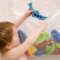 Red de almacenamiento para juguetes de baño con ganchos, organizador de malla grande para bañera, red de juguetes para niños de poliéster, secado rápido (blanco, 37 x 37 cm)