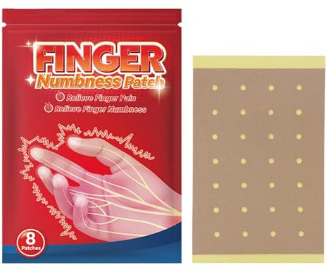 Fingerentlastungs-Wärmepflaster, Hitzeschwellung, linderndes Pflaster, maximale Kraftentlastung, geeignet für Damen, 10 x 7 cm