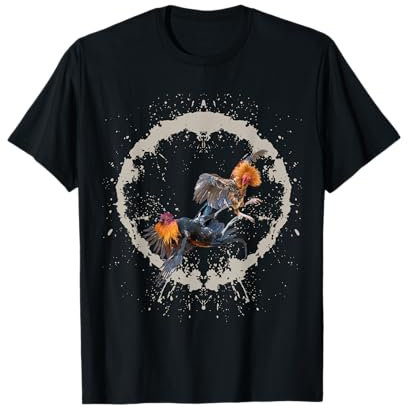 Hahn Bauernhof Leben Brot König Gallo Ring Huhn Henne Kampf Up T-Shirt