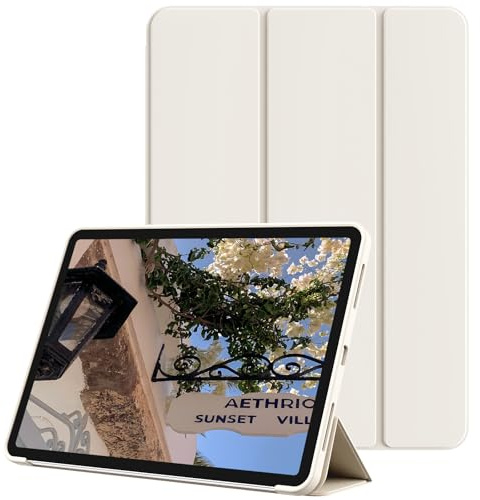 SQQSOOZ Case for iPad A16 11th/10th Gen (11/10.9 Inch), Cream White