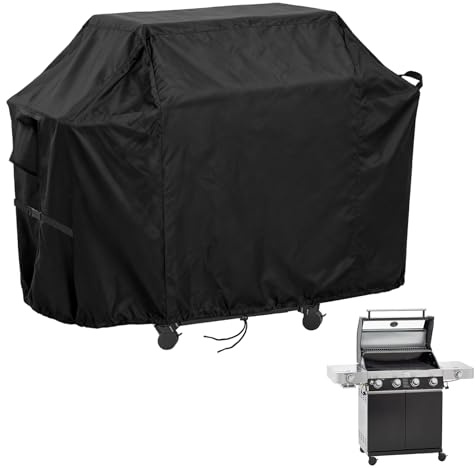 Ultifore Grillabdeckung, 500D Oxford-Gewebe Wasserdicht Grill Abdeckung für RÖSLE Gasgrill BBQ-Station VIDERO G4-S, Gasgrill Grillabdeckung - (147x61x122cm)