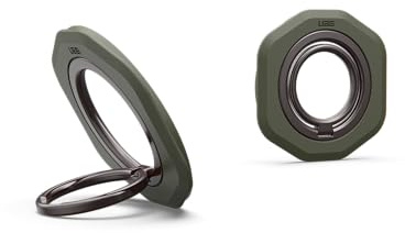 URBAN ARMOR GEAR Ring Stand LT Magnet-Haltering | Passend für alle Hüllen/Smartphones mit Magnetmodul | Dünnes Profil | Starker Halt | 360° drehbar