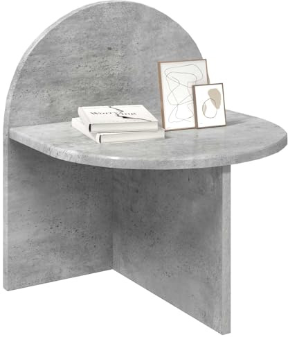 vidaXL Nachttisch Betongrau 40 x 35,5 x 45,5 cm Holzwerkstoff, Bettzimmer Must-Haves, moderner Nachttisch, praktischer Beistelltisch, schickes Mobiliar für stilvolle Deko