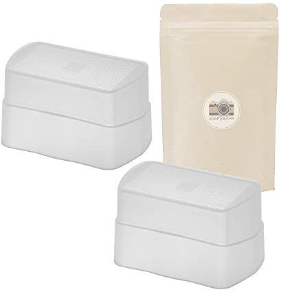 X2 Diffuseur pour Flash Canon Speedlite 430EX et 430 EX II - ADAPTOUT Marque FRANÇAISE