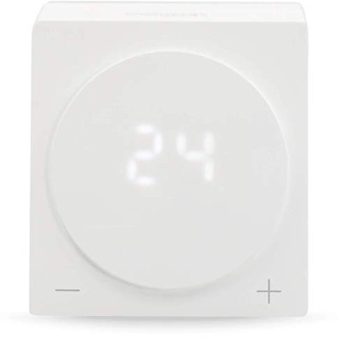 Energeeks - Termostato WiFi Inteligente - Automático y Programable - Incluye Adaptador Relé para Caldera - con Soporte para Pared - Fácil Instalación - App Móvil - Compatible con Alexa y Google