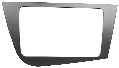 KAOLALI Adaptador de radio DIN doble para coche compatible con Seat Leon 2005-2012 a mano derecha RHD