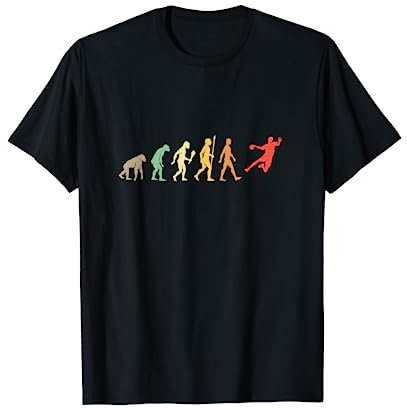 Handball Évolution Cadeau Vintage Joueur De Handball T-Shirt