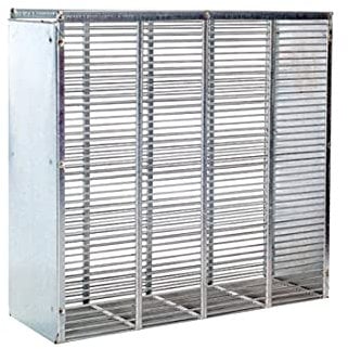 LYSON Bannwabentasche Zander für 3 Rähmchen mit Deckel verzinkt Innenmaße 430x119x216 Metallisolator aus Edelstahl Königinnenzucht Bannwaben Imkerei Bienenbeuten