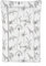 Ceba Deluxe 125863 Matelas à langer imperméable avec bords surélevés Motif animaux de safari monochrome Blanc