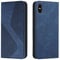 Mo-Somnus Kompatibel mit iPhone XS Max Hülle, Magnet PU Leder Flip Wallet Case Tasche Handyhülle, Stoßfeste Klappbar iPhone XS Max (6,5 Zoll) Brieftasche Klapphülle mit [Kartenfächer] (Blau)