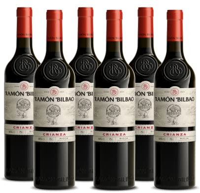 Ramón Bilbao Crianza - Vino tinto D.O. La Rioja, 100% Tempranillo - Estuche 6 botellas X 750ml, 2021