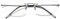 VEVESMUNDO Randlos Titan Lesebrille Anti Blaulicht Ultraleicht Metall Blaulichtfilter Sehhilfe Lesehilfe Brillen Ohne Rahmen für Herren Damen (1 Stück Grau, 1.5)