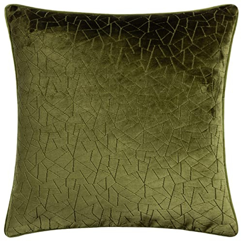 Hoem Malans Feather Filled Cushion,Olive,45 x 45cm