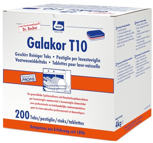 Dr. Becher Galakor T10 Geschirrreiniger Tabs - 200 Stk.