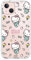 Personalaizer Custodia flessibile compatibile per iPhone 15 di Hello Kitty Stikers