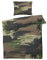 QEODAH Camouflage Bettwäsche 135x200 Winter - Armeegrün Camo Bettbezug 135 x 200 2er Set - Wendebettwäsche & Kissenbezug 80x80 cm - Weiche Mikrofaser Bettwäsche-Sets mit Reißverschluss