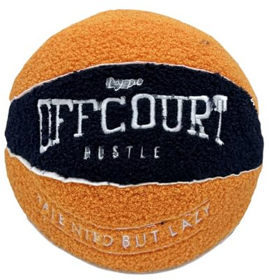 Sollee Basketball Plüsch-Kissen Basketball Plüschtier Basketball-Wurfkissen Simulation Ball Plüschkissen Plüsch Ball Kissen für Couch Sofa Home Decor