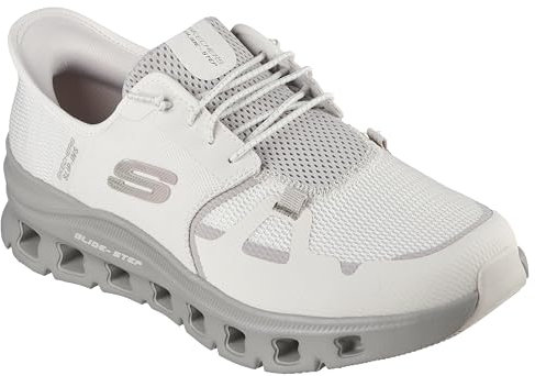 Skechers Men's Glide-Step Pro Sneaker, Natural Mesh/Hotmelt, 8 UK