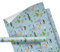 Geschenkpapier Kinder – Motiv: Bauernhof, blau – für Geschenke zum Geburtstag oder Weihnachten – Geschenkpapier für Mädchen und Jungen – Rolle: 47 cm breit, 3 m lang - Geschenkverpackung