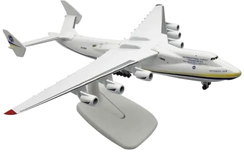 Tagtight Modèle d'avion Antonov An-225 Mriya en Alliage MéTallique, RéPlique à L'échelle 1/400 Kit de Modélisme d'avion en Métal, Collection ou Cadeau