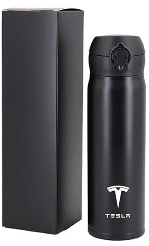 AXOEECF tragbare Wasserkocher, Für Tesla, Auto-Getränkehalter, auslaufsicher, Reisezubehör, Kaffeebecher, Becher Tumbler