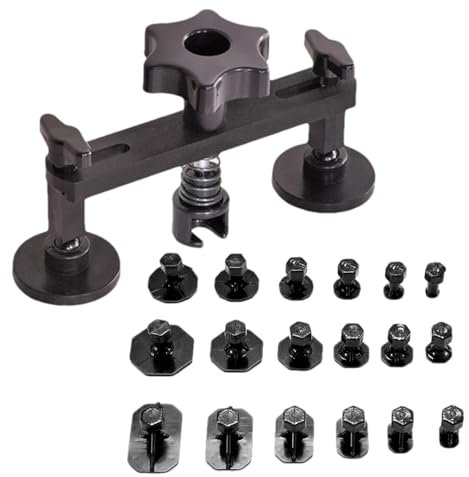 Estrattore per rimozione ammaccature auto, Estrattore per riparazione ammaccature auto,Riparazione ammaccature carrozzeria auto progettazione ponte - 18 pezzi per riparazione ammaccature auto, estratt