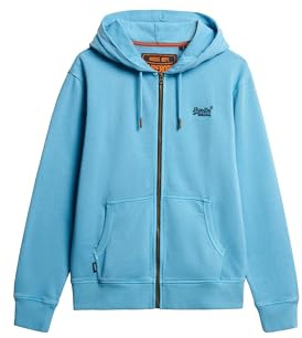 Superdry Veste à capuche délavée Essential pour homme avec logo, M