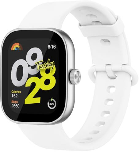 Vancle Correa para Xiaomi Redmi Watch 4 / Xiaomi Mi Band 8 Pro/Xiaomi Smart Band 9 Pro, Correas de Silicona Hebilla Clásica, Pulseras de Repuesto Deportes Impermeables para Redmi Watch 4