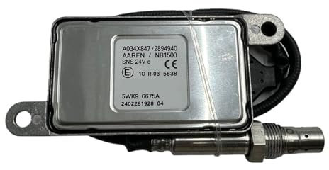 QWNFHB Sonde 5WK96675A 2894940 A034X847 NOX Sauerstoffsensor Hergestellt, Kompatibel for Volvo DAF XF Truck 24V Euro 5