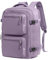 Mi Ko Mi Ka Mochila de Viaje Grande: Resistente al Agua, con Compartimento para Zapatos Separado, Puerto de Carga USB y Diseño Multifuncional Antirrobo. 2210 (Lila 5188)