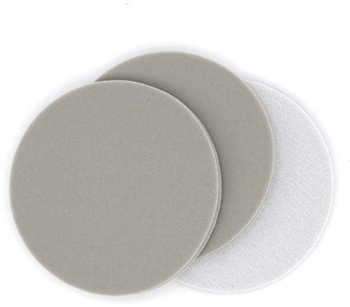 Sanding Sponges Block Pad Disc, 12PCS 5 Inch Sanding Sponge Sandpaper Sanding Disc Wet & Dry Hook and Loop 300-3000 Grit(300-400)