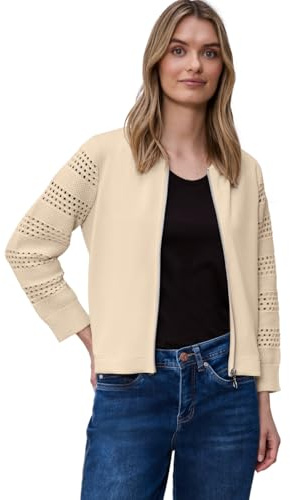 Street One Damen 3230052 Langarm Jacke im Silk-Look (1er Pack)