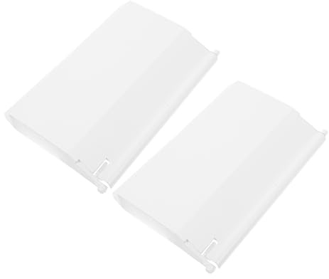 IDEANATEGRATE Volets de Skimmer pour Piscine en Plastique Blanc Mousse, 2 Pièces, Solide et Empêchent Le Reflux d'eau, Remplacement pour Skimmer de Piscine