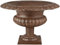 Esschert Design USA Pot de Fleurs urne en Fonte Marron