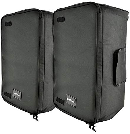 2 x Citronic 12 Padded Speaker Transit Bag Carry Case - Fits Most 12 Speakers!