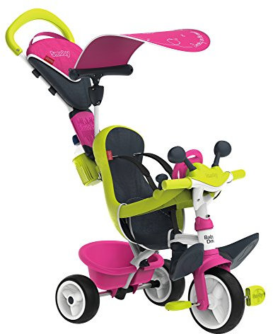 Smoby 741201 - Baby Driver Komfort, rosa, One Size