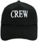 4sold Jungen Männer Frauen 100% Baumwolle Kapitän Yachting Baseball Cap Inschrift Schriftzug Sonne Sommer Hut Schwarz Weiß - Crew,Adult