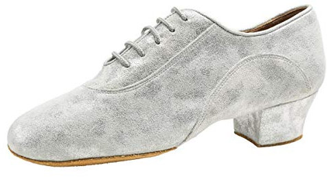Rummos Damen Trainerschuhe R377 - Material: Leder/Nubuck - Farbe: Silber Cuarzo - Weite: Medium (Normal) - Absatz: 4,5 cm Cuban - Größe: EUR 37