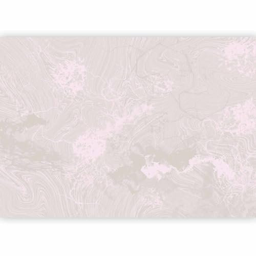 murando - Papier Peint Panoramique Adhésif 245x175 cm - Tapisserie Murale Autocollante Décoration Moderne Chambre Salon - Blanc gris - Texture de fond en marbre de pierre f-A-0884-a-a