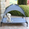 Italian Bed Linen Sogni e Capricci Pets ”Sunny” Liege für Hunde und Katzen, Grau, 105x85xh85 cm