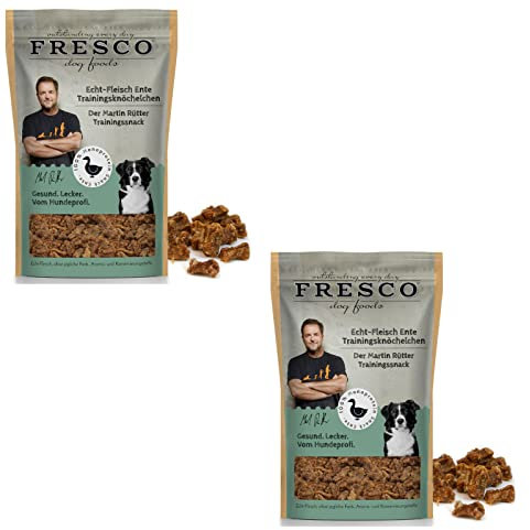 Fresco - Trainingsknöchelchen Ente für Hunde - Doppelpack - 2 x 150g