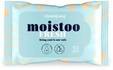 CleanGang - feuchtes Toilettenpapier 50 Stück - Feuchttücher für eine sanfte & gründliche Reinigung - Feuchttücher ohne Farbstoffe - auch für empfindliche Haut geeignet - feuchtes Klopapier
