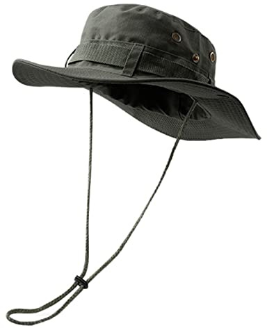 Coolwife Bucket Hats Boonie Hats Wide Brim Foldable Jungle Fishing Hiking Beach Sun Cap