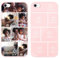 ZhuoFan Personalisierte Handyhülle für iPhone 8/7/SE 2022/2020 4,7, Personalisiert Hülle mit Selbst Gestalten Foto Bild Schutzhülle, Rosa Silikon Stoßfest Individuelle Case für iPhone se 3
