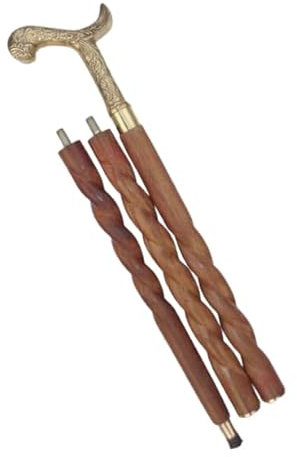 Antike Vintage Holz Gehstock Viktorianischen Stock Stock Messing Griff Walking Stöcke Erwachsene Walking Stick Holz Stock Stock Geschenk