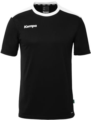 Kempa Herren Emotion 27 T-Shirt, Schwarz/Weiß, 3XL EU