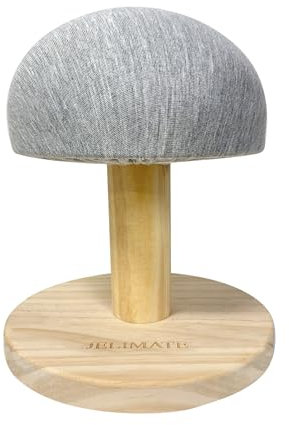 JELIMATE Mini-Bügelbrett aus Holz für BHS, Hemden, Kragen, Manschetten und Hüte. Tragbares Bügelbrett für Kleidung, Nähbegeisterte. Grau, Mini (Länge: 17,75 cm, Breite: 17,78 cm, Höhe: 20,32 cm)