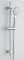 VIGOUR Brausegarnitur individual 1.0 m Stange 60 cm kürzbar Schlauch & Handbrause 3-fach Strahl